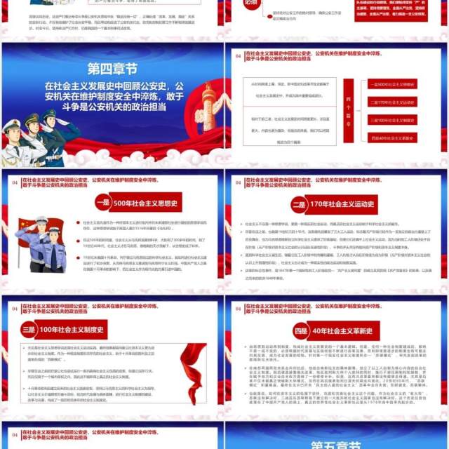 蓝色党政风着力锻造一支高素质过硬公安铁军公安政治轮训专题党课通用PPT模板 蓝色党政风着力锻造一支高素质过硬公安铁军公安政治轮训专题党课通用PPT模板