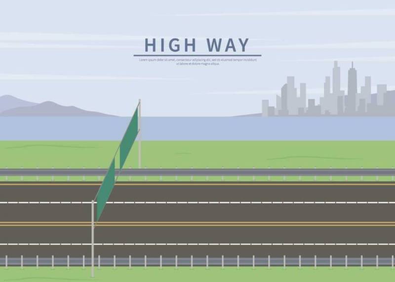  的公路边图