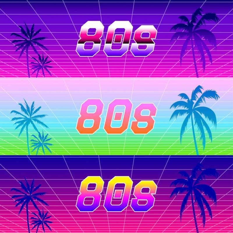 Vaporwave渐变矢量