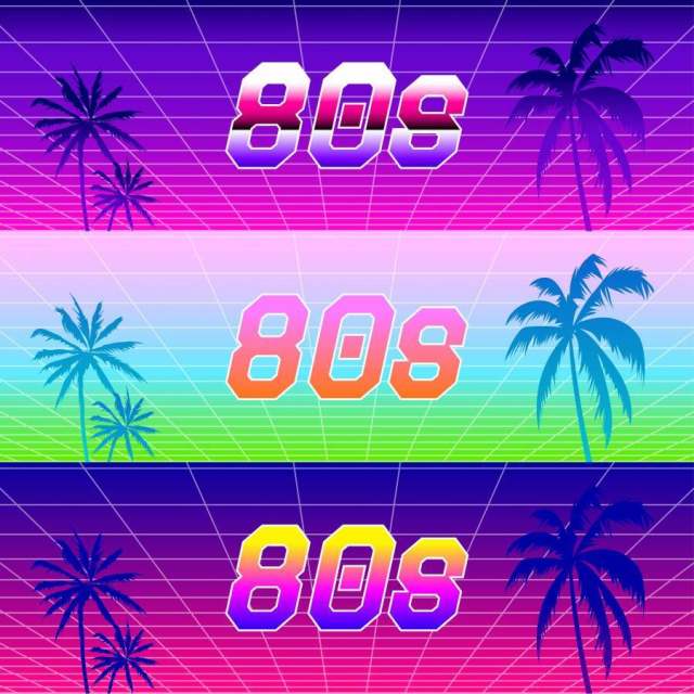 Vaporwave渐变矢量