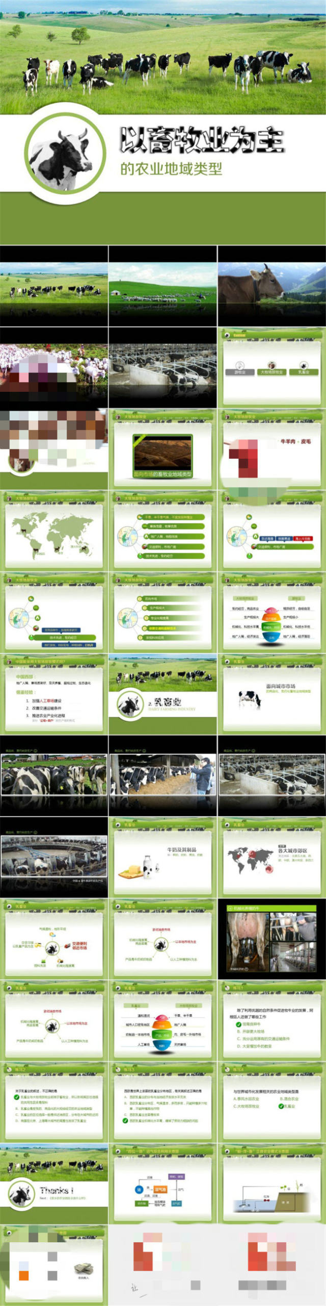 以畜牧业为主的农业地域类型ppt地理课件