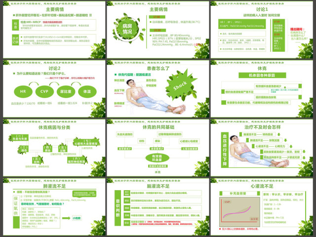 感染性休克肝胆内结石护理教学查房PPT模版