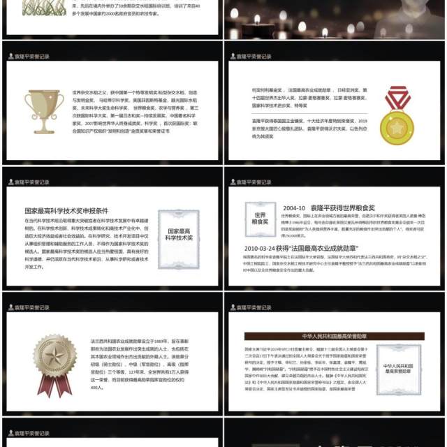 袁隆平禾下乘凉梦不悔是初心中华拓荒人世界杂交水稻之父动态PPT模板 袁隆平禾下乘凉梦不悔是初心中华拓荒人世界杂交水稻之父动态PPT模板