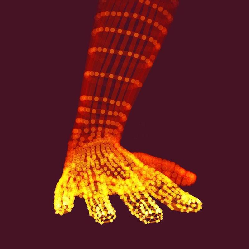 17款创意粒子科技未来点线手势人工智能手模型矢量素材EPS源文件