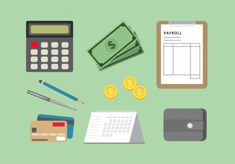 工资图标集 矢量