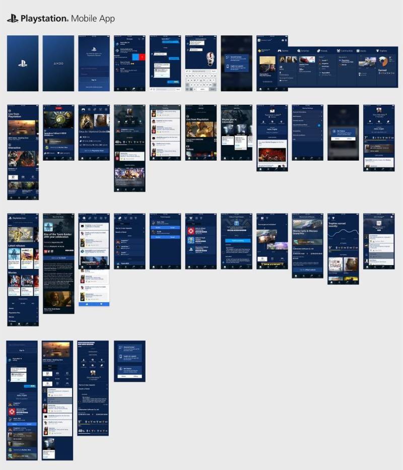 PlayStation 应用重设计界面包