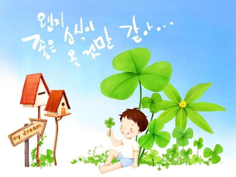 韩国儿童插画psd素材-43