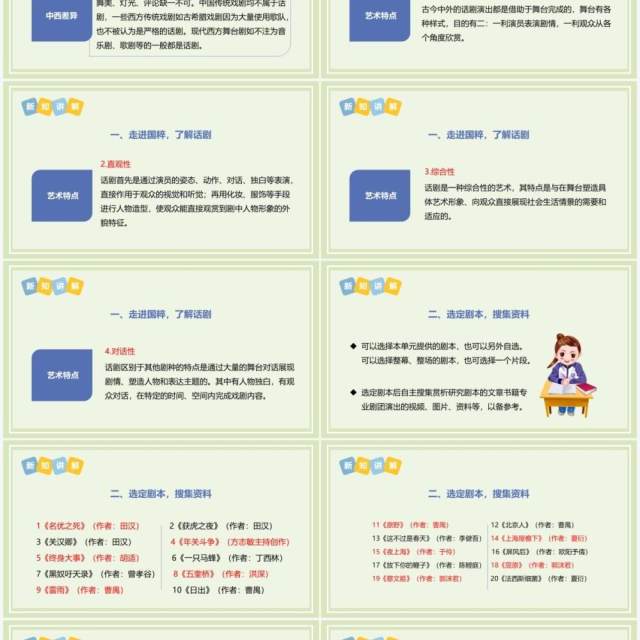 部编版九年级语文下册准备与排练课件PPT模板