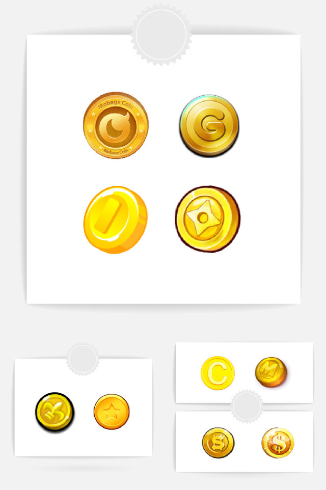 徽章金币设计素材 徽章金币设计素材