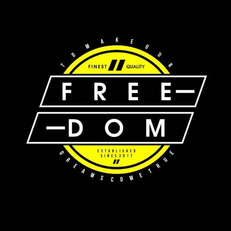 自由艺术排版t恤设计