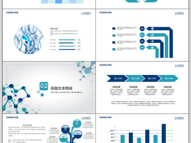 医疗研究部门年度工作报告PPT模板