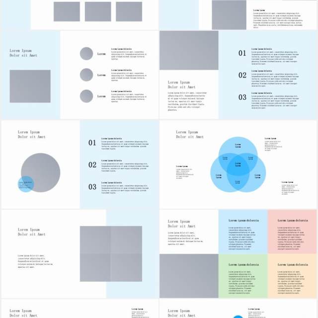 简约企业项目业务介绍宣传图片排版设计PPT模板PROBUSCO - Business PowerPoint Template