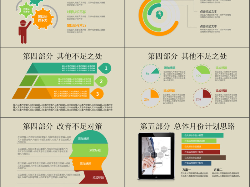 入职培训年终汇报PPT模板图片下载