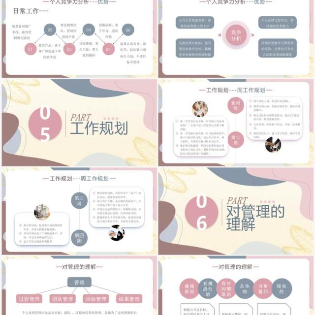 莫兰迪简约风岗位竞聘报告PPT模板
