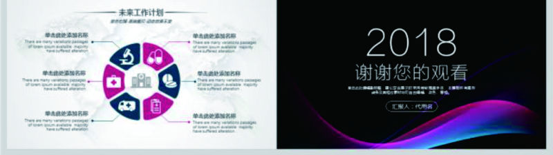 2018市场部销售年终工作总结PPT模板