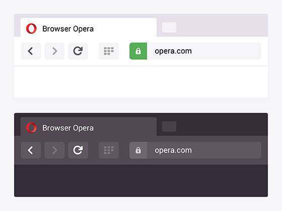 Opera 浏览器模版
