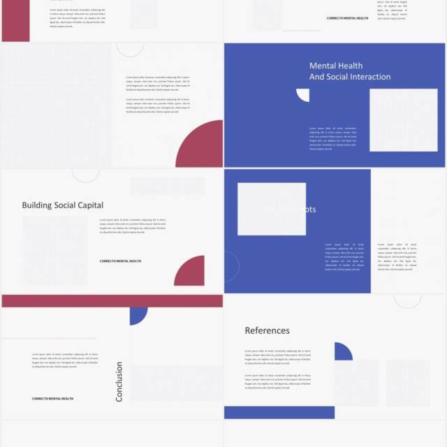 心理健康医疗教育图片排版设计PPT模板CORRECTO - Mental Health Powerpoint Template 心理健康医疗教育图片排版设计PPT模板CORRECTO - Mental Health Powerpoint Template