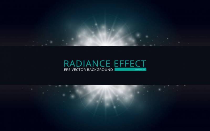 光辉矢量背景，可编辑模板