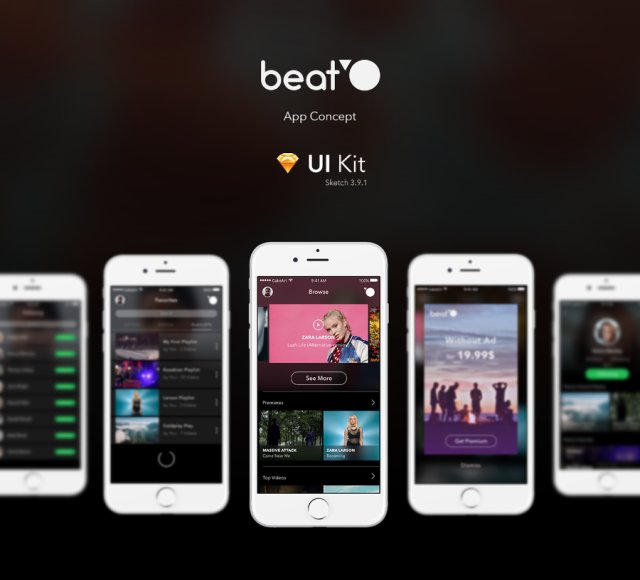 BeatO UI工具包 素描模板 BeatO UI工具包 素描模板
