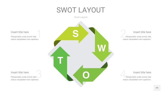 嫩绿色SWOT图表PPT24 嫩绿色SWOT图表PPT24