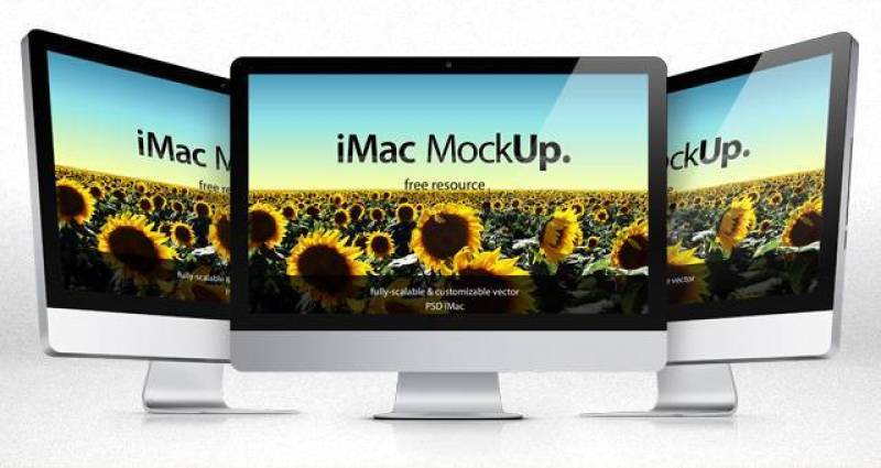 iMac Psd Mockup模板