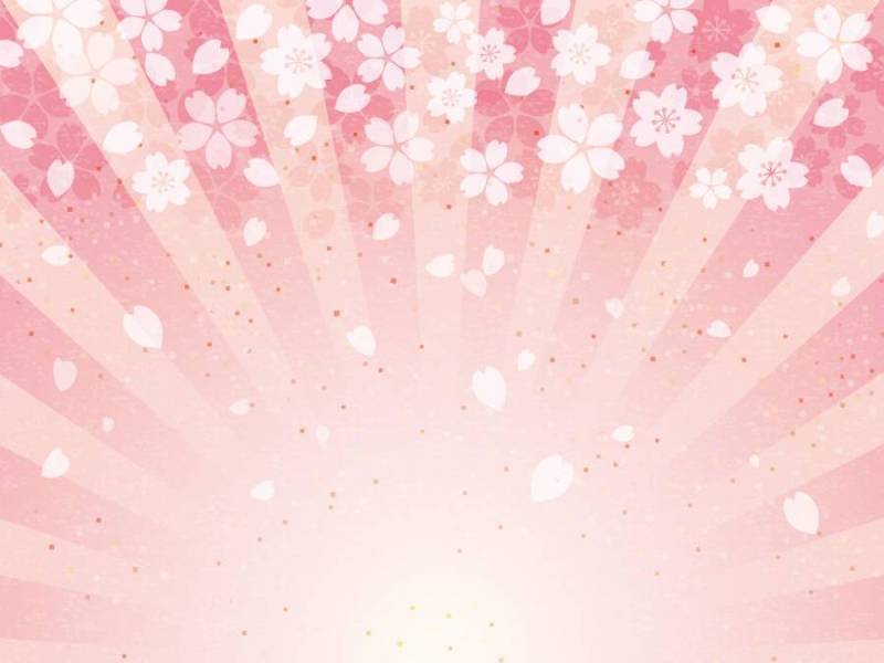 庆祝樱花日本纸辐射背景02