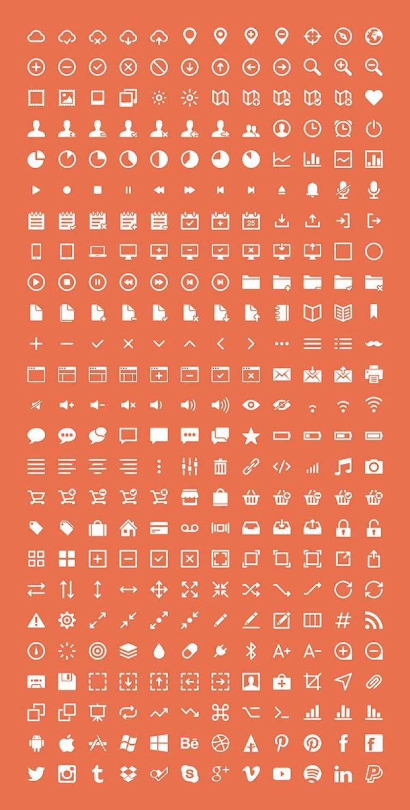 优秀精美APP网页图标 PSD 下载