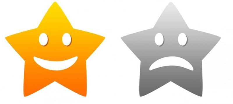 好评差评星星psd源文件