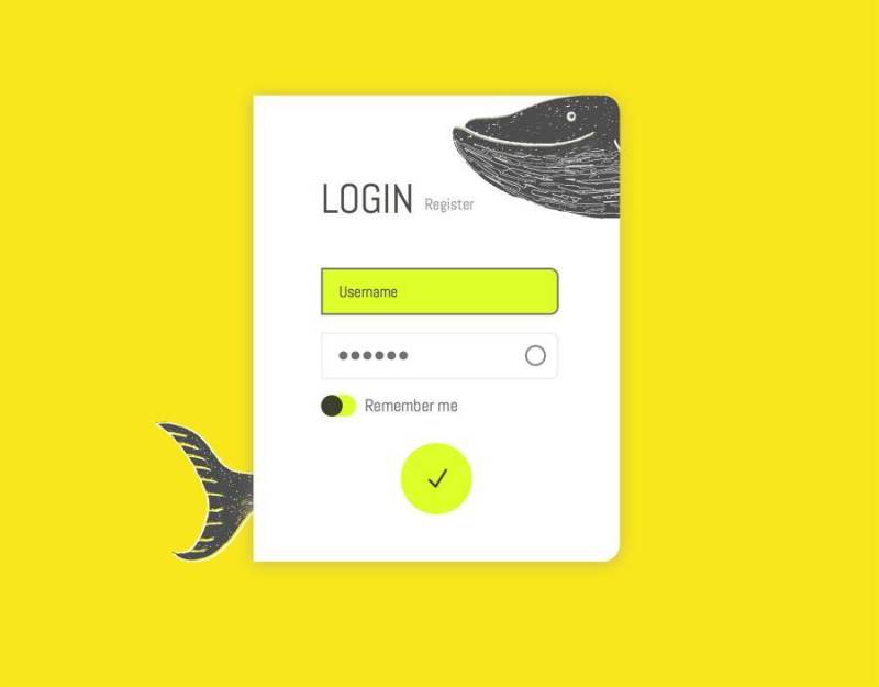 Art Login Form