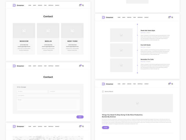 在Sketch,Dreamer线框套件中构建的150多种元素和11个类别 在Sketch,Dreamer线框套件中构建的150多种元素和11个类别