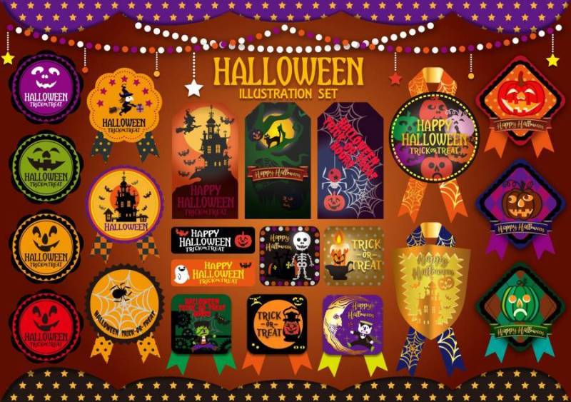 设计：万圣节插图集4