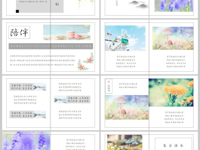 十年毕业宣传同学纪念册PPT模板 十年毕业宣传同学纪念册PPT模板