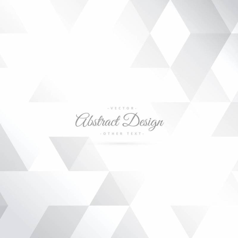 闪亮的抽象三角形状白色背景