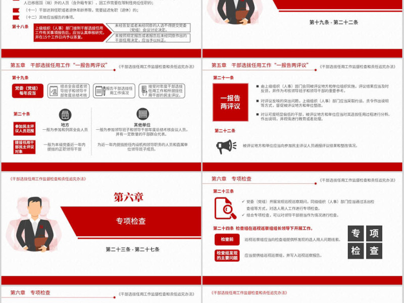 原创干部选拔任用工作监督检查和责任追究办法-版权可商用