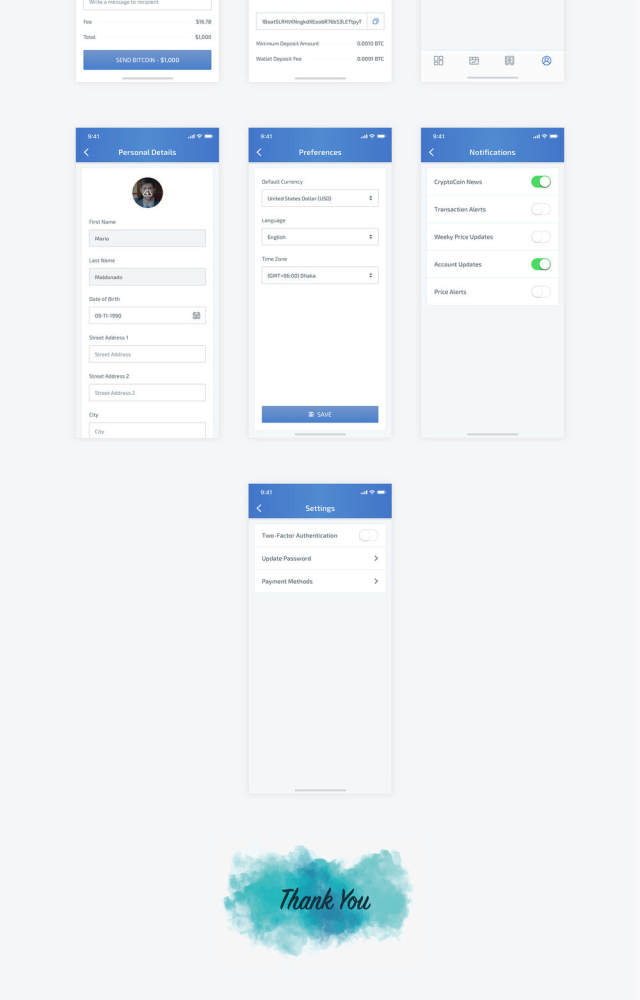 用于Sketch和XD的完美加密货币iOS应用程序UI工具包,CryptoCoin加密货币UI工具包 用于Sketch和XD的完美加密货币iOS应用程序UI工具包,CryptoCoin加密货币UI工具包