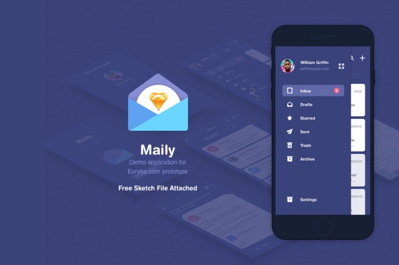 Maily素描UI工具包 演示