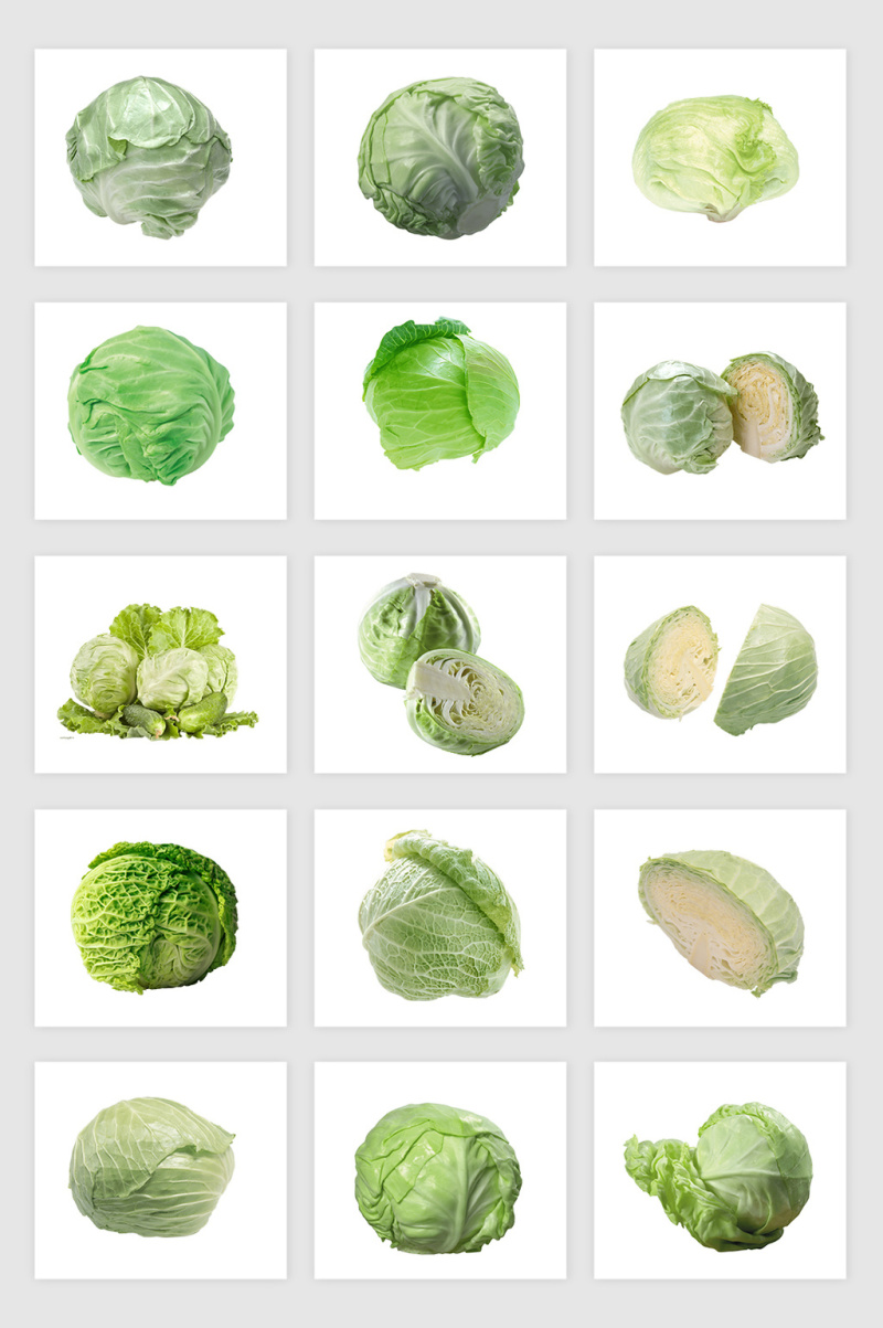 高清免抠蔬菜包菜素材