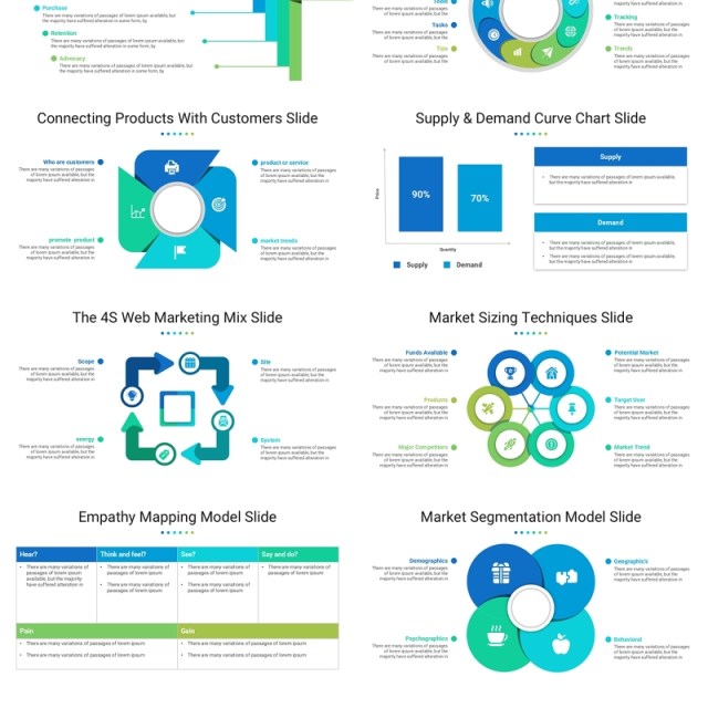 营销策略市场战略信息图PPT模板素材Marketing Strategy Model Template