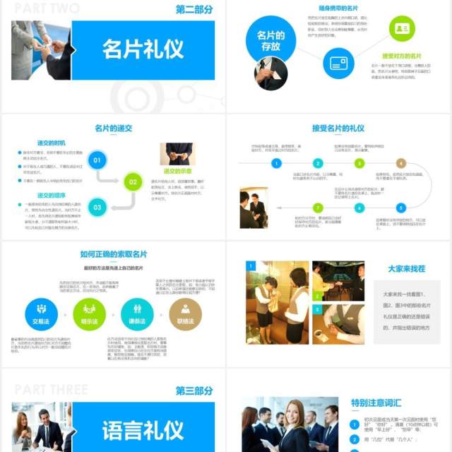 企业商务礼仪知识培训现代礼仪课程ppt模板 企业商务礼仪知识培训现代礼仪课程ppt模板
