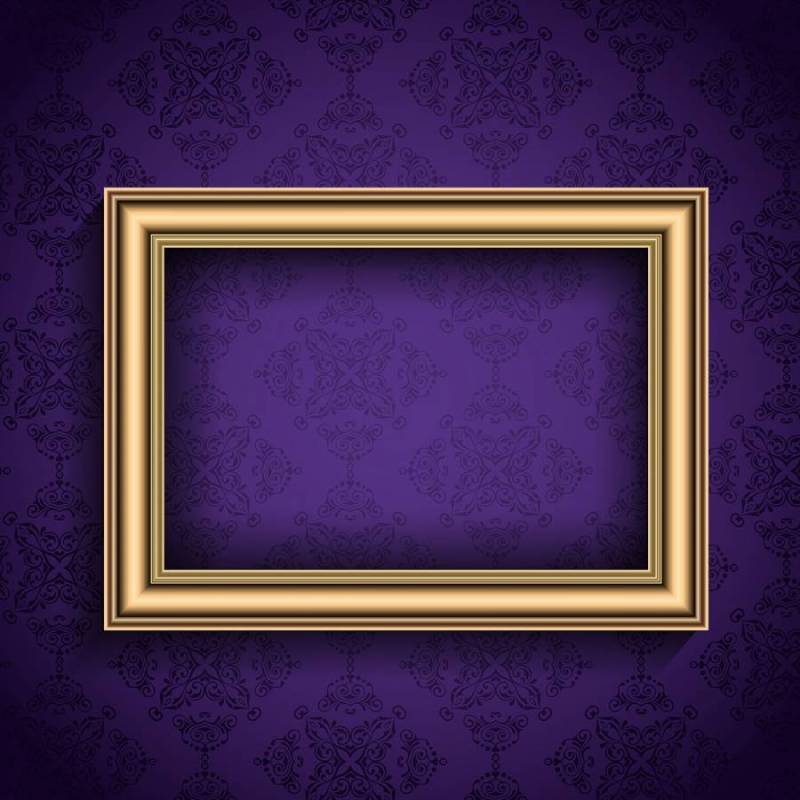 复古框架上的壁纸背景