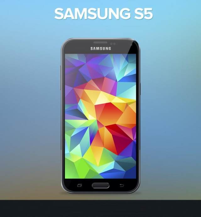 三星Galaxy S5 高品质模板素材
