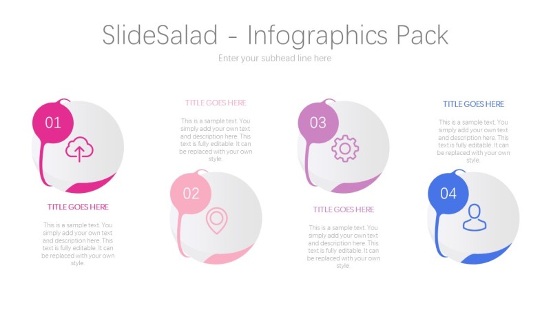 炫彩时间轴时间线PPT信息可视化图表38