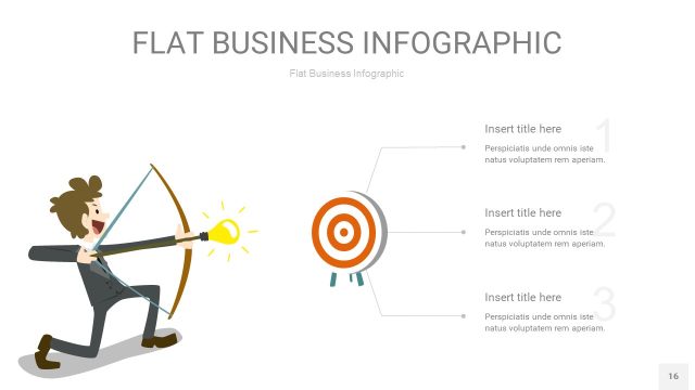 扁平商务PPT信息图16