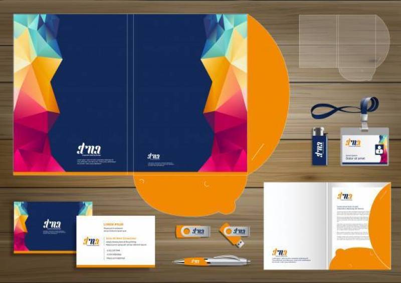 Folder Corporate Identity Design promotion Stationery