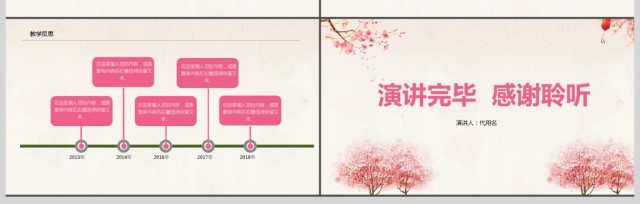 小清新教师说课ppt模板 小清新教师说课ppt模板