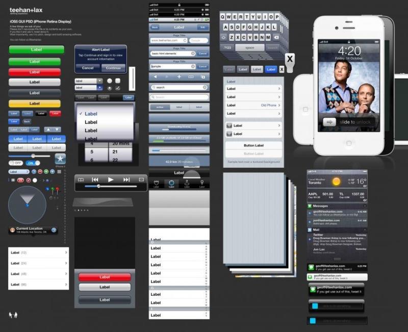 iOS 5 GUI - iPhone4S