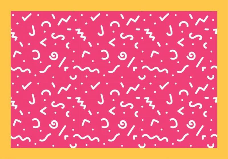 Squiggle线无缝模式 矢量