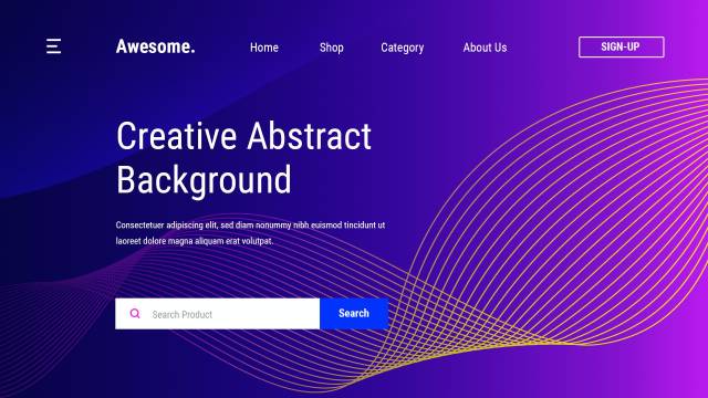 渐变创意网站抽象背景UI界面网页素材PSD模板ADL Abstract Backgroud.v07 渐变创意网站抽象背景UI界面网页素材PSD模板ADL Abstract Backgroud.v07