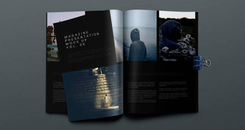 Psd Magazine Mockup View Vol5