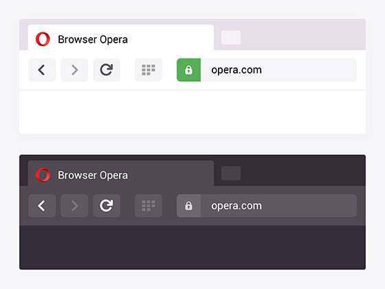 Opera 浏览器模版